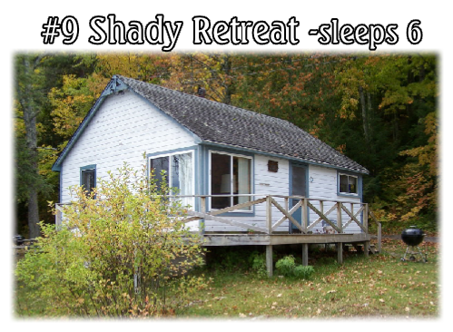 #9 Shady Retreat -sleeps 6